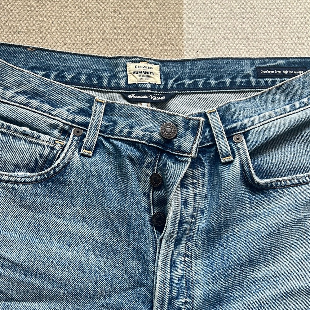 Citizens of Humanity Charlotte Crop Jeans size 28